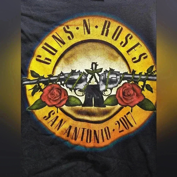 Guns N Roses Concert T-Shirt 2017 San Antonio Tour Rock Size Small - Picture 5 of 5